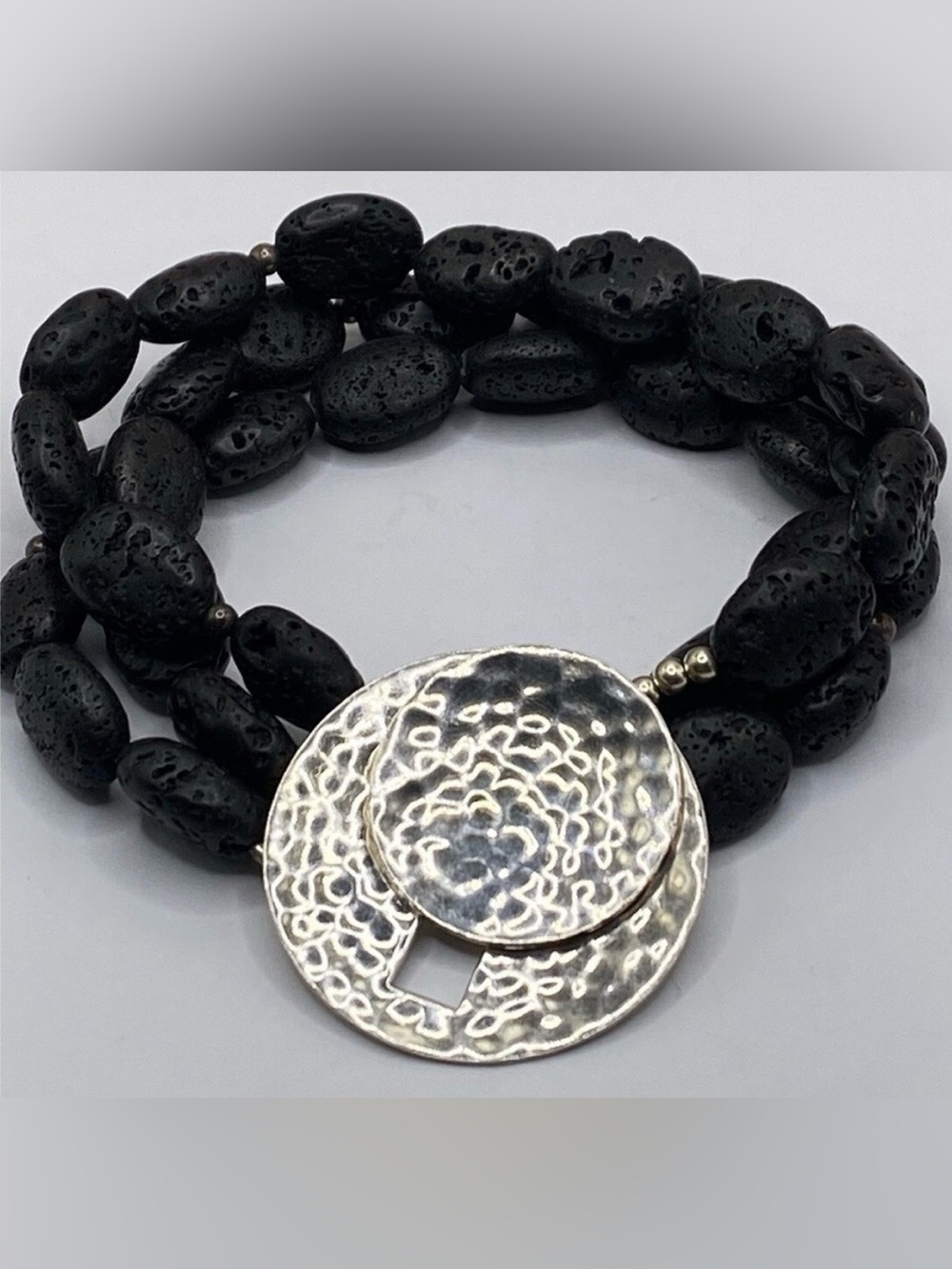 Silpada Black Lava Stone Bracelet ‼️NFS‼️